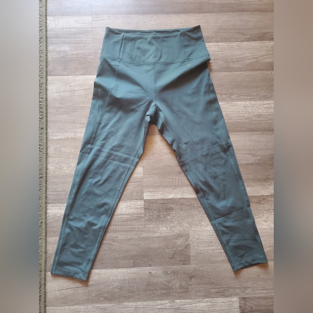 Never worn! Girlfriend Collective moss green compressive high rise leggings